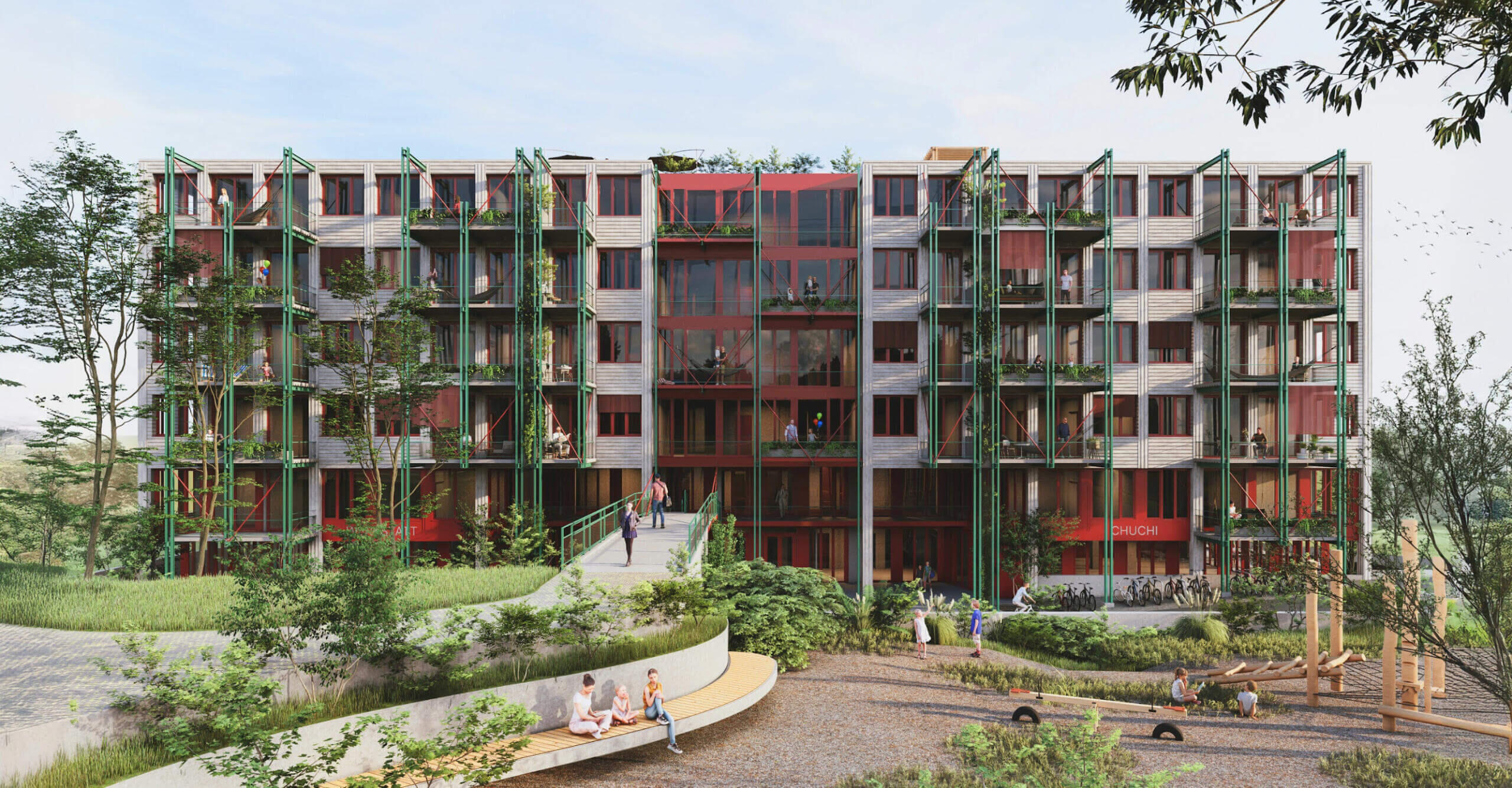 Das Coworking Weberwerk wird ab 2027 Teil des Urbanen Dorfes Webergut sein.